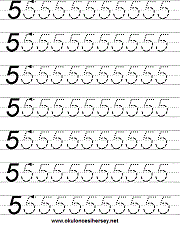 okul öncesi 6 sayısı çizgi çalışması
